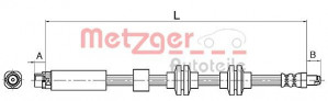 METZGER 4110143 - Bremsschlauch