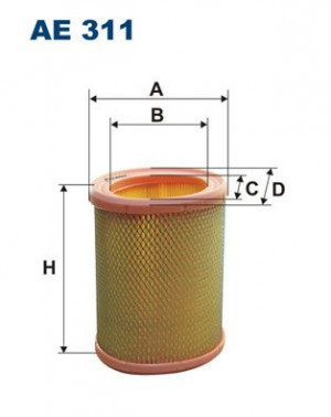 FILTRON AE311 - Luftfilter