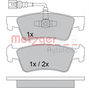 METZGER 1170560 - Bremsbelagsatz, Scheibenbremse