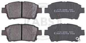 A.B.S. 37134 - Bremsbelagsatz, Scheibenbremse