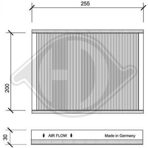 DIEDERICHS DCI1062 - Filter, Innenraumluft