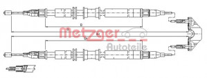 METZGER 11.5791 - Seilzug, Feststellbremse