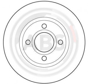 A.B.S. 16075 - Bremsscheibe