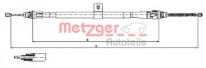 METZGER 17.0006 - Seilzug, Feststellbremse