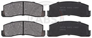 A.B.S. 36136 - Bremsbelagsatz, Scheibenbremse