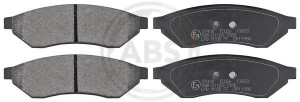 A.B.S. 37438 - Bremsbelagsatz, Scheibenbremse