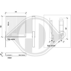 DIEDERICHS DCI0123-1 - Filter, Innenraumluft