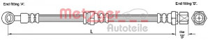 METZGER 4110190 - Bremsschlauch