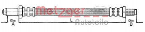METZGER 4112219 - Kupplungsschlauch