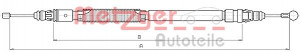 METZGER 10.6232 - Seilzug, Feststellbremse